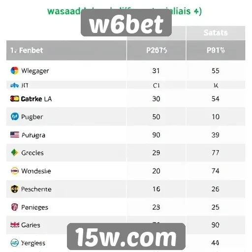 Comparativo entre w6bet e concorrentes do setor